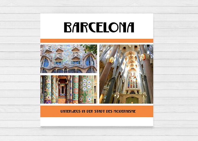 Bilder eines CEWE FOTOBUCH über Barcelona mit Architektur und Details
