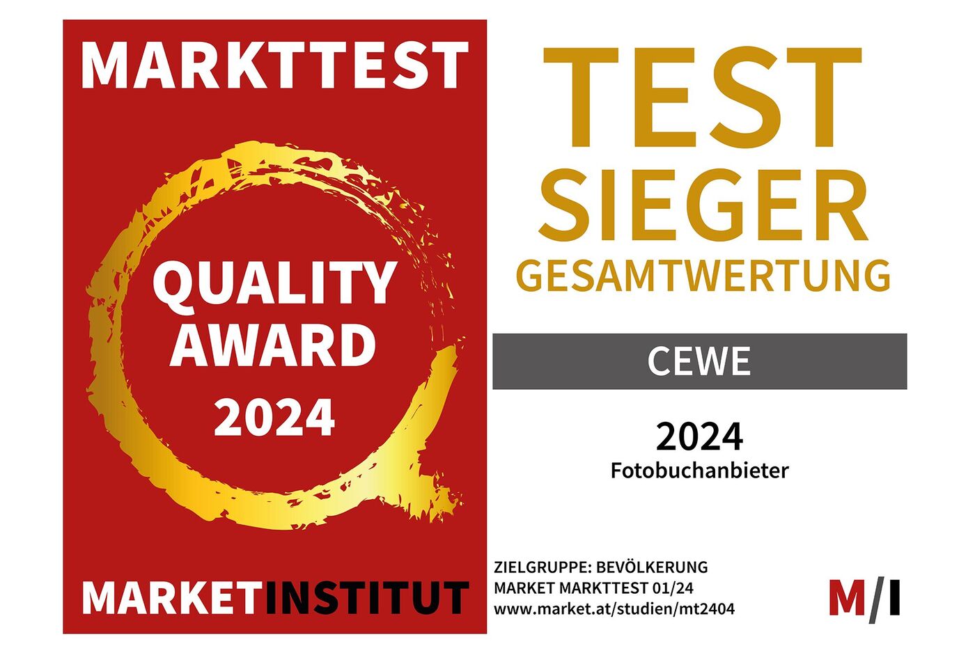 CEWE ist Testsieger und bester Fotobuch Anbieter der Ausgabe Markttest 01/24